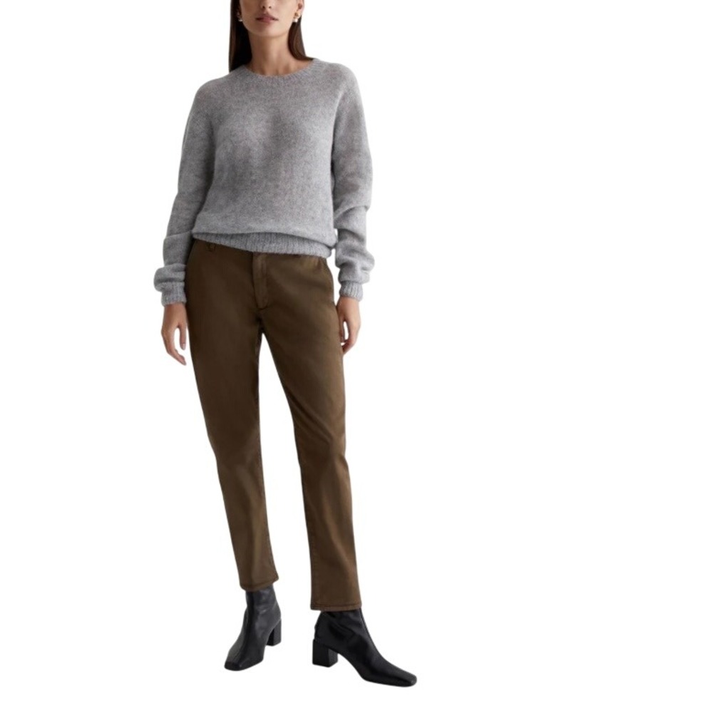 AG Adriano Goldschmied Caden Tailored Trouser 26R Brown Slim Tapered Pants